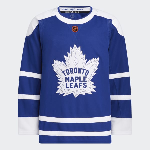 Brand New Adidas Authentic Toronto Maple Leafs Jersey Blue Home Size 52