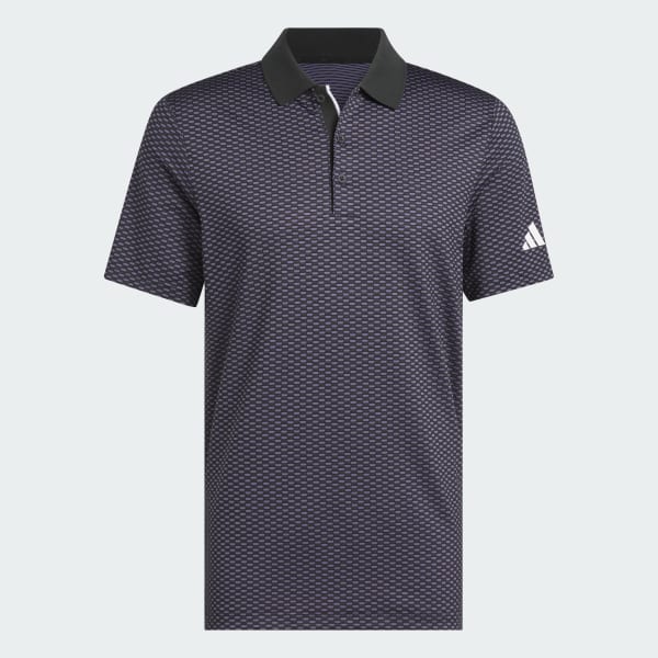 Purple Beyond The Course Textured Polo Shirt