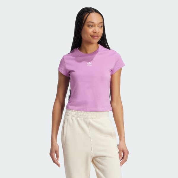 Violeta Camiseta Essentials Slim