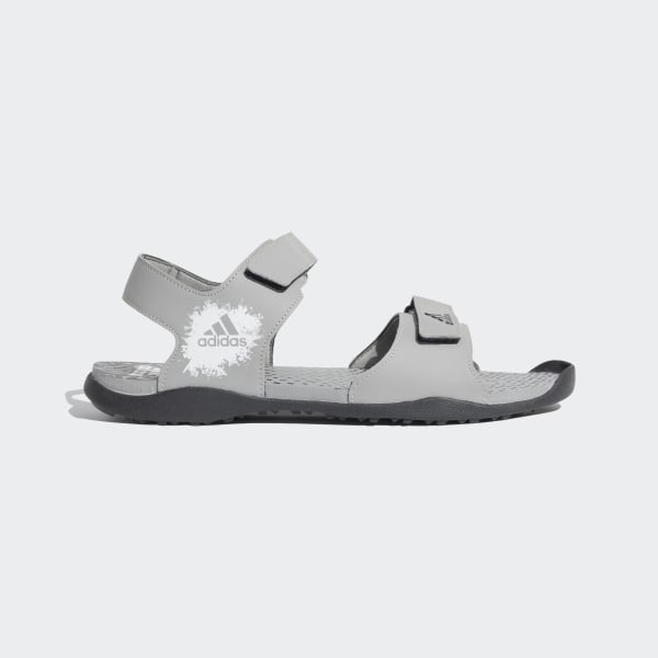 Adidas sandals grey store