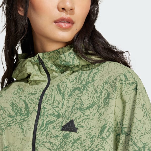 City Escape Woven Windbreaker Verde adidas adidas Italia