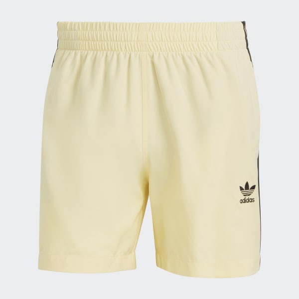 Żolty Originals Adicolor 3-Stripes Swim Shorts