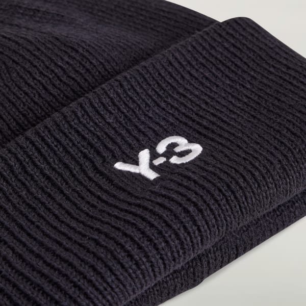 Y-3 ビーニー Y-3 Yohji Yamamoto CHUNKY KNIT BEANIE (BLACK) – LOOM OSAKA