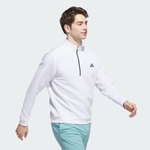 Hvit Ultimate365 Dwr Textured Quarter Zip Pullover