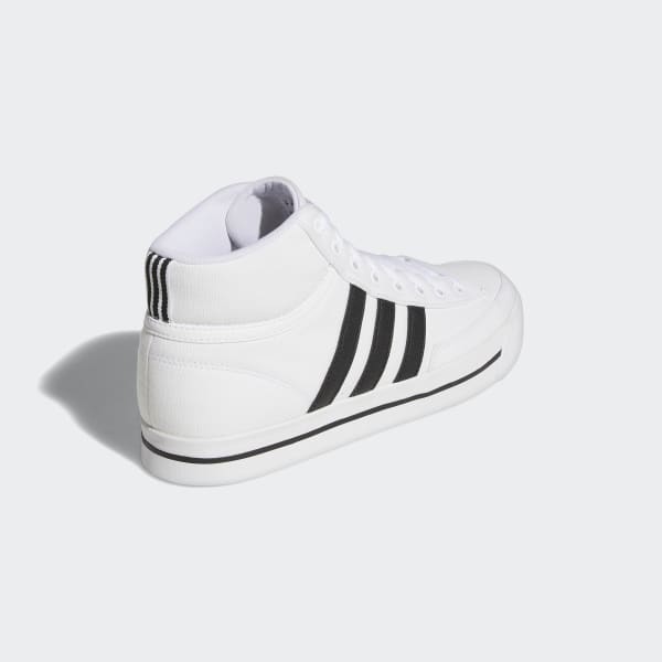 adidas Retrovulc Mid Canvas Skateboarding Shoes - White | Men's ...