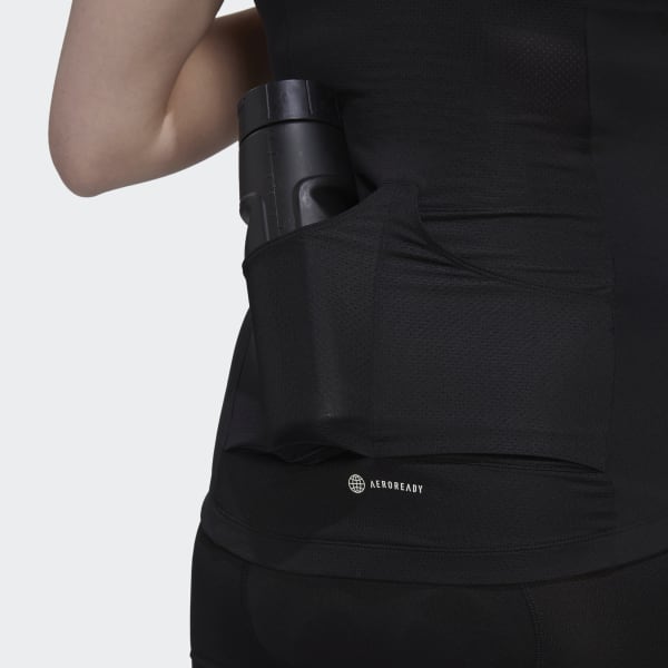 Black The Sleeveless Cycling Top NEN14