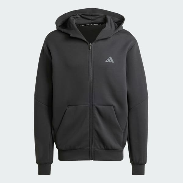 adidas Designed for Training Full Zip Track Jacket Black adidas Ireland