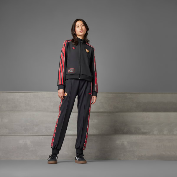 adidas Manchester United Terrace Icons Track Top - Black