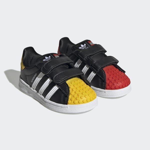 Black adidas Superstar x LEGO® Shoes LUU39