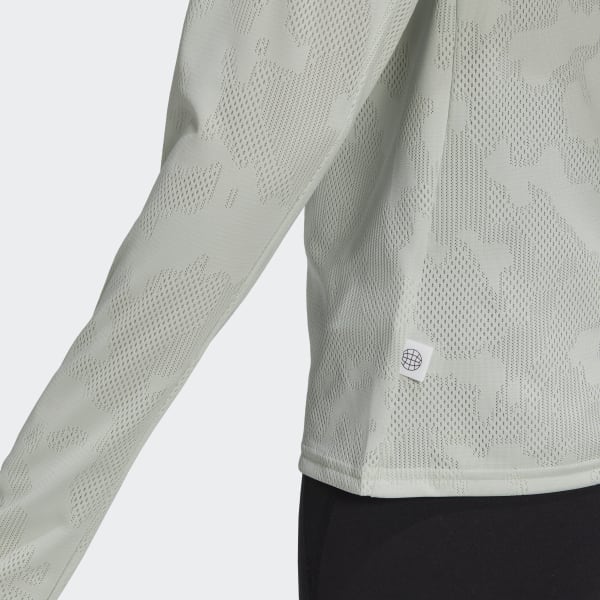 Green Made To Be Remade Running Long-Sleeve Top