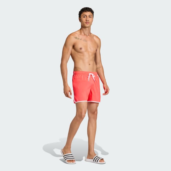 Rojo BAÑADOR DE NATACIÓN CON ESTAMPADO REACTIVO AL AGUA 12,7 CM