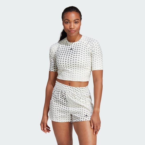 Blanco Remera Performance Brand Love