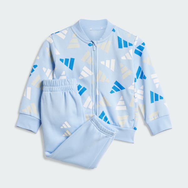 Azul Conjunto Deportivo Seasonal Essentials Logo Celebration Felpa Niños