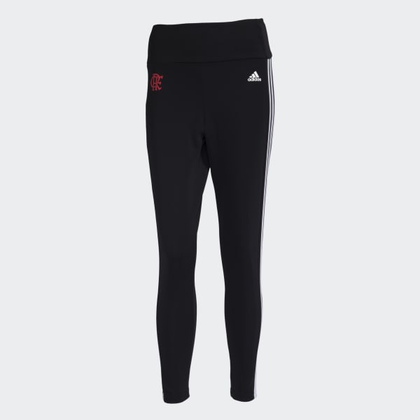 Calça Legging adidas Infantil Preta 3 Listras Menina GN1453