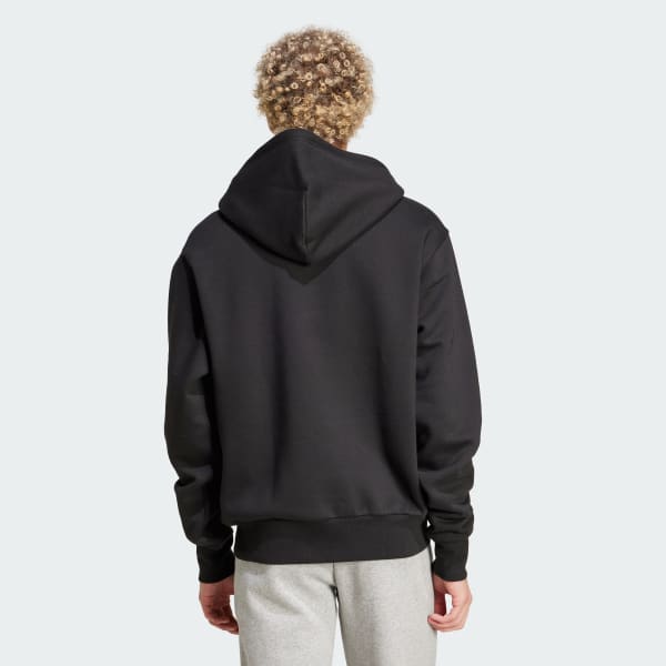 Svart Paris Hoodie