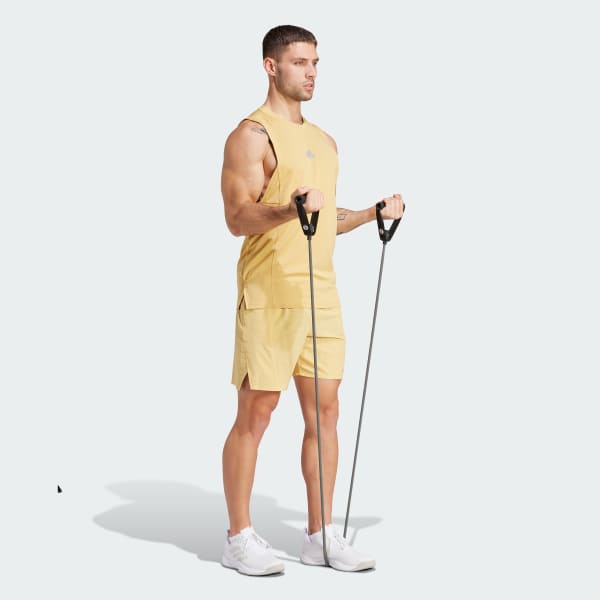 Beige Designed for Training HIIT Workout HEAT.RDY Shorts