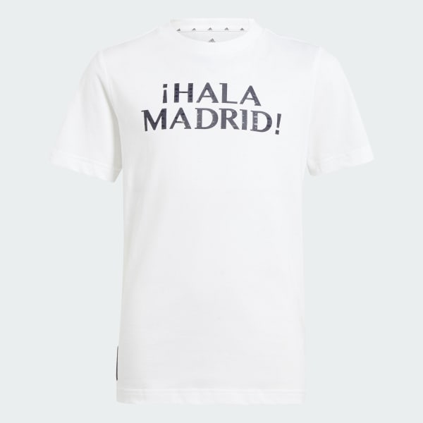 Branco Camiseta Infantil Real Madrid