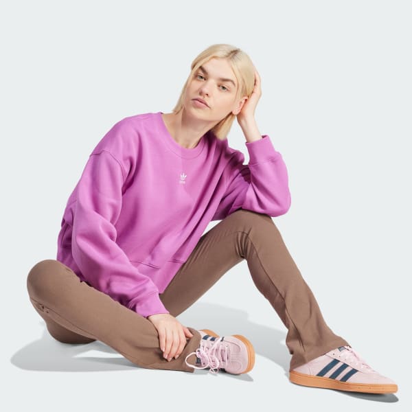 adidas Adicolor Essentials Crew Sweatshirt Purple Free Shipping with adiClub adidas Canada