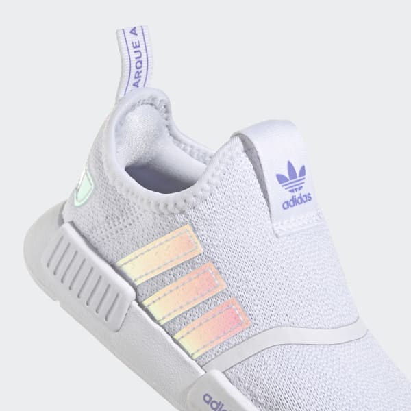 White NMD 360 Shoes LWD49