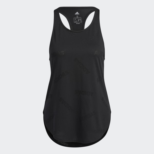 Black Jacquard Tank Top 24888