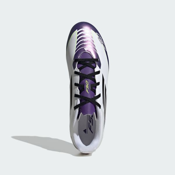 Blanco Zapatos de fútbol F50 Club Messi Multiterreno