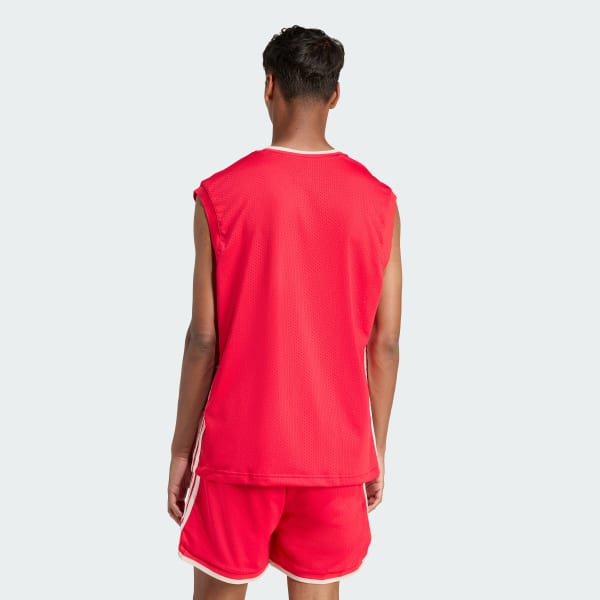 Red STADIUM MESH TANK