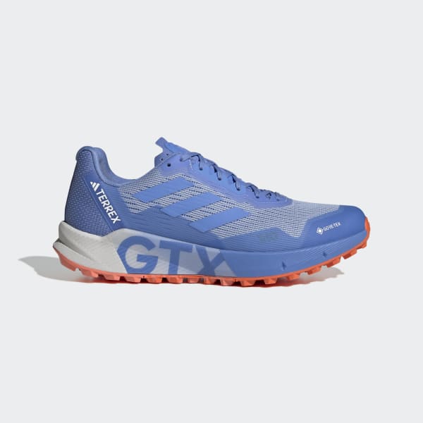 adidas TERREX Agravic Flow GORE-TEX 2.0 Trail Running Shoes - Blue 