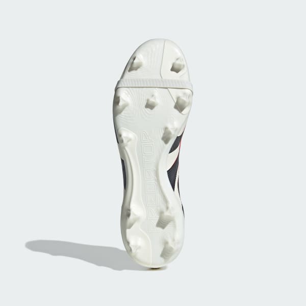 Weiss Predator League Fold-Over Tongue FG/MG Fußballschuh