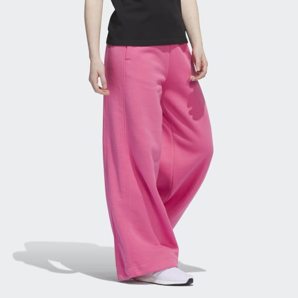 adidas ALL SZN Fleece Wide Pants - Pink