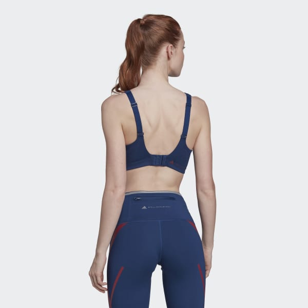 blauw adidas by Stella McCartney TruePace High Support Sportbeha VK179