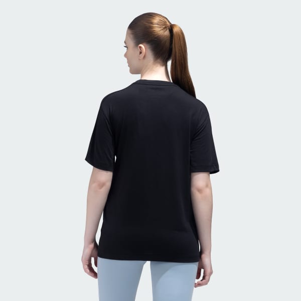 Black TRAINING ESSENTIALS CREWNECK TEE