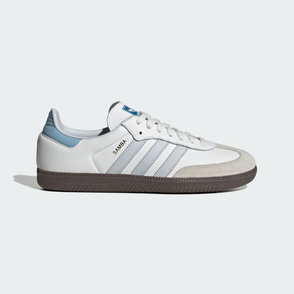 Adidas Samba OG Core White Halo Blue - Zapatillas ID2055