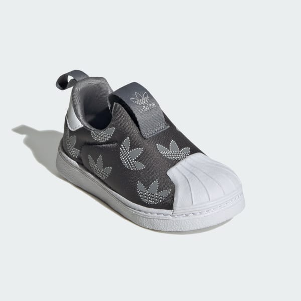 Grey Superstar 360 Shoes Kids