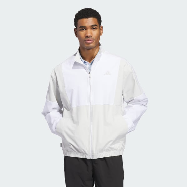 Grey BEYOND TWISTWEAVE FULL-ZIP WINDBREAKER