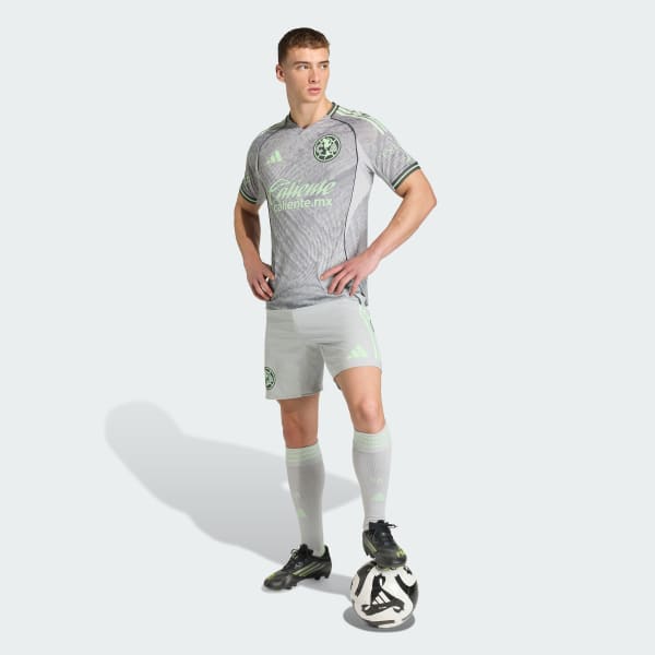 Gris Shorts Tercer Uniforme Club América 25/26 Versión Jugador