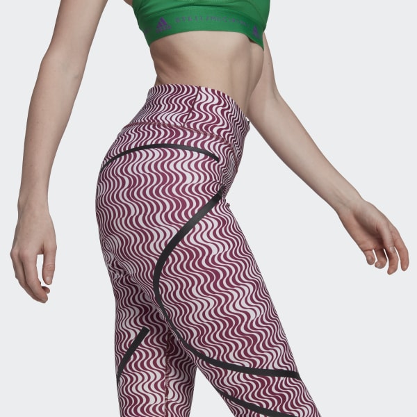 Hvid adidas by Stella McCartney TruePurpose Printed Training tights