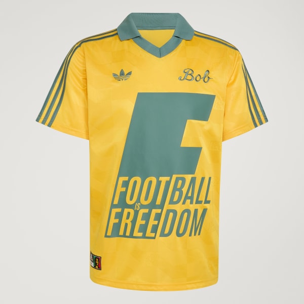 Geel Bob Marley Originals Voetbalshirt