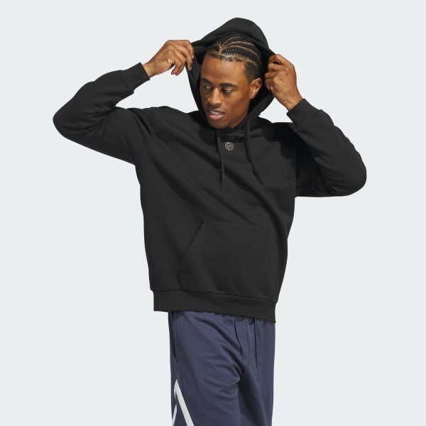 adidas Worldwide Hoops Graphic Hoodie - Black | Free Shipping with ...
