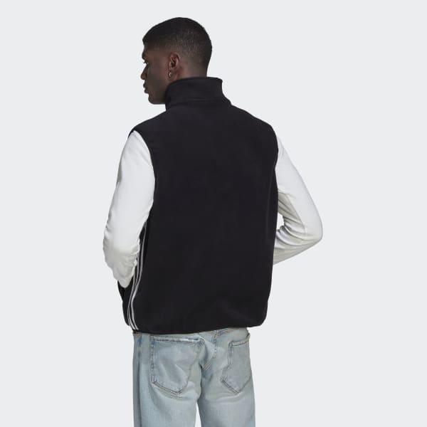 Noir Veste sans manches Adicolor 3-Stripes Fleece CZ783