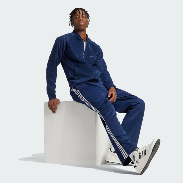 Blau Adicolor Baggy Fit Firebird Trainingshose
