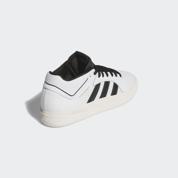 adidas Tyshawn Mid Shoes - White | Free Shipping with