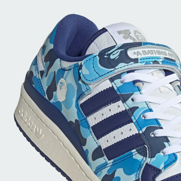 adidas Forum 84 BAPE Low Shoes - White | Free Shipping with