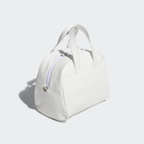 White 3-Stripes Round Bag