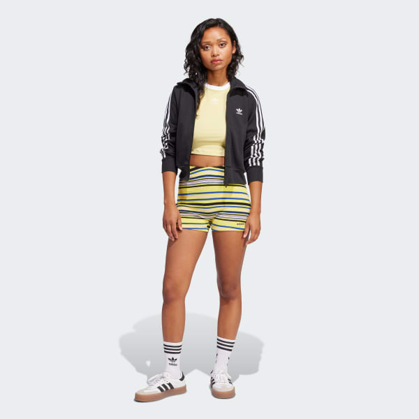 Yellow 3-Stripes Baby Tee