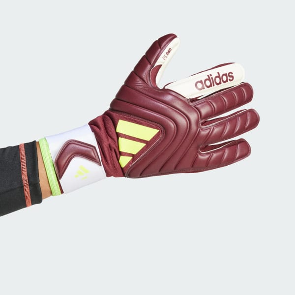 Maroon adidas football gloves store