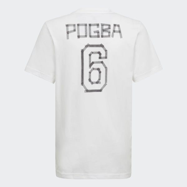 Hvid Pogba Football Graphic T-shirt QY819