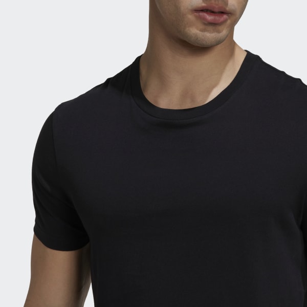 adidas Active Flex Cotton Crewneck Shirt Underwear - Black