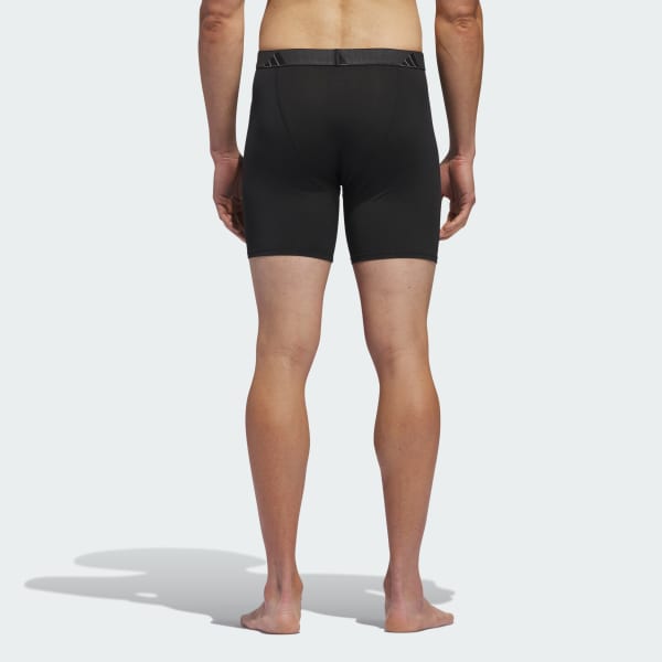 adidas Microfiber Boxer Briefs 3-Pack Black Free Shipping with