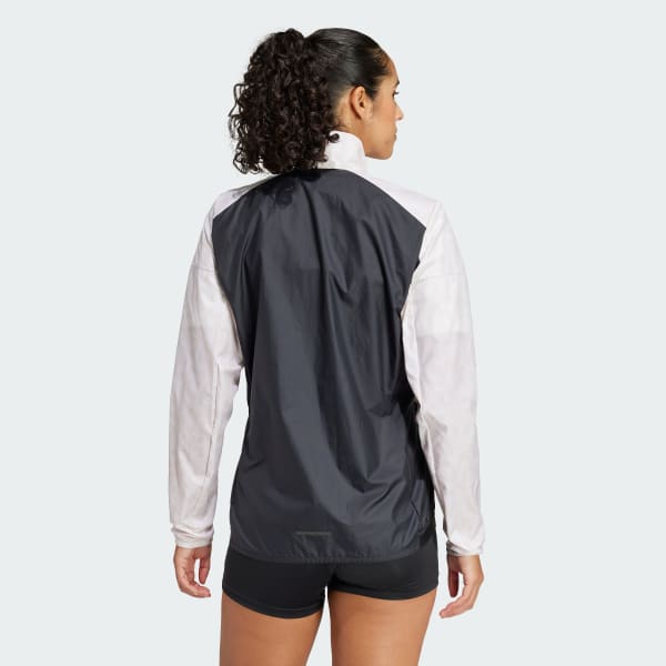 Blanco Casaca Corta Viento Terrex Trail Running