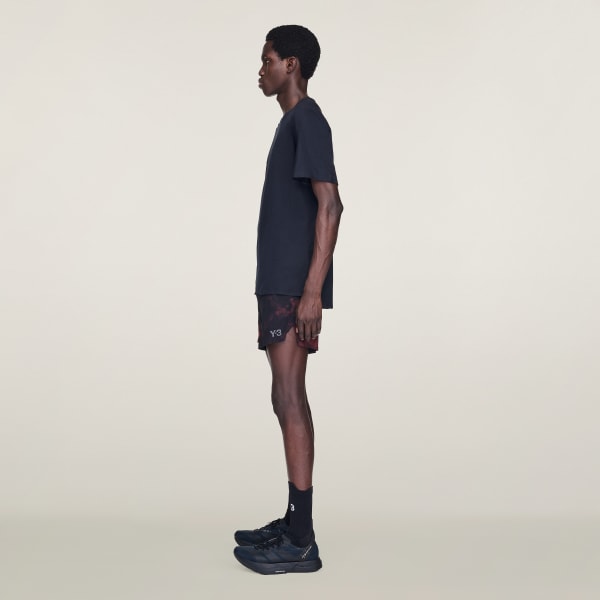 Nero Y-3 Running Short Sleeve Tee